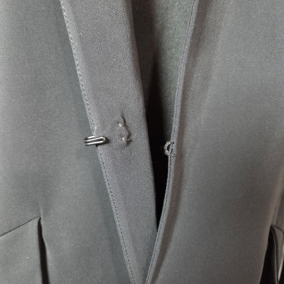 Micheal Kors Black Women's Blazer with Belt Size 8 - Picture 10 of 11